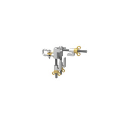 Sleeve saddle for angle iron